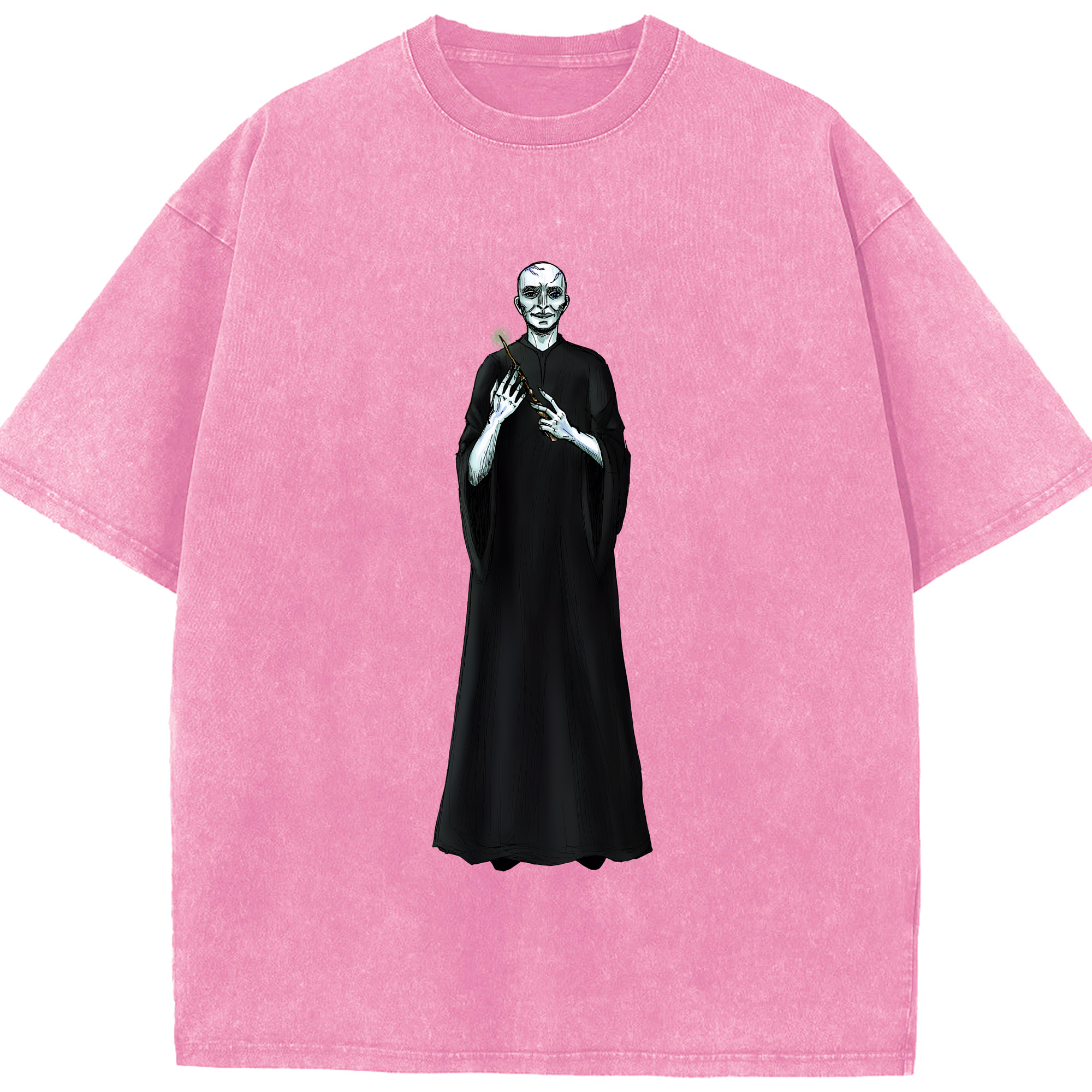 （画像用） Harry Potter ハリー・ポッターシリーズ 綿100% ヴィンテージ風 半袖Tシャツ（フロントプリント）